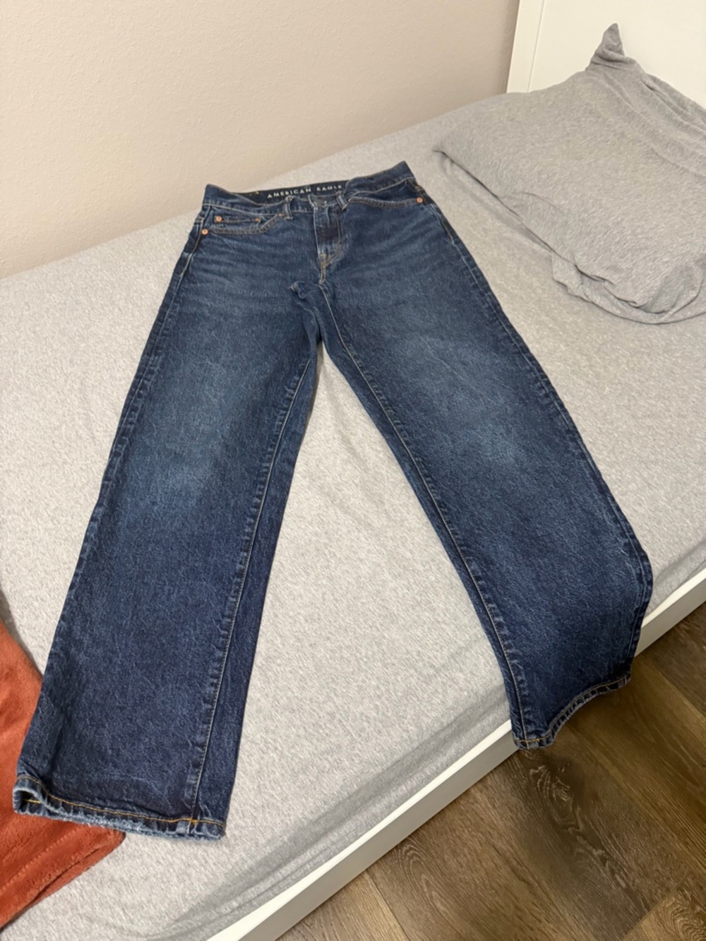 American Eagle Outfitters Men’s Dark Blue Relaxed Fit Jeans